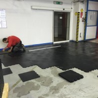 Industrial PVC floor