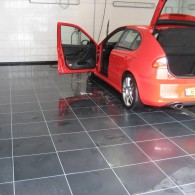 Industrial PVC floor