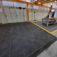 Industrial PVC floor