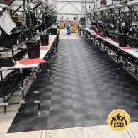 Industrial PVC floor