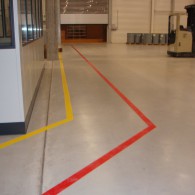 Industrial floor marking