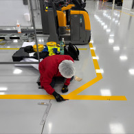 Industrial floor marking