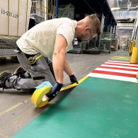 Industrial floor marking