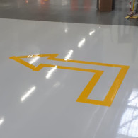 Industrial floor marking