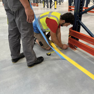 Industrial floor marking