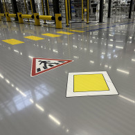 Industrial floor marking