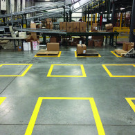 Industrial floor marking