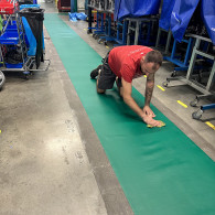 Industrial floor marking